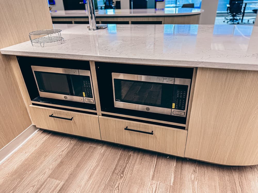 Commercial kitchen countertop project