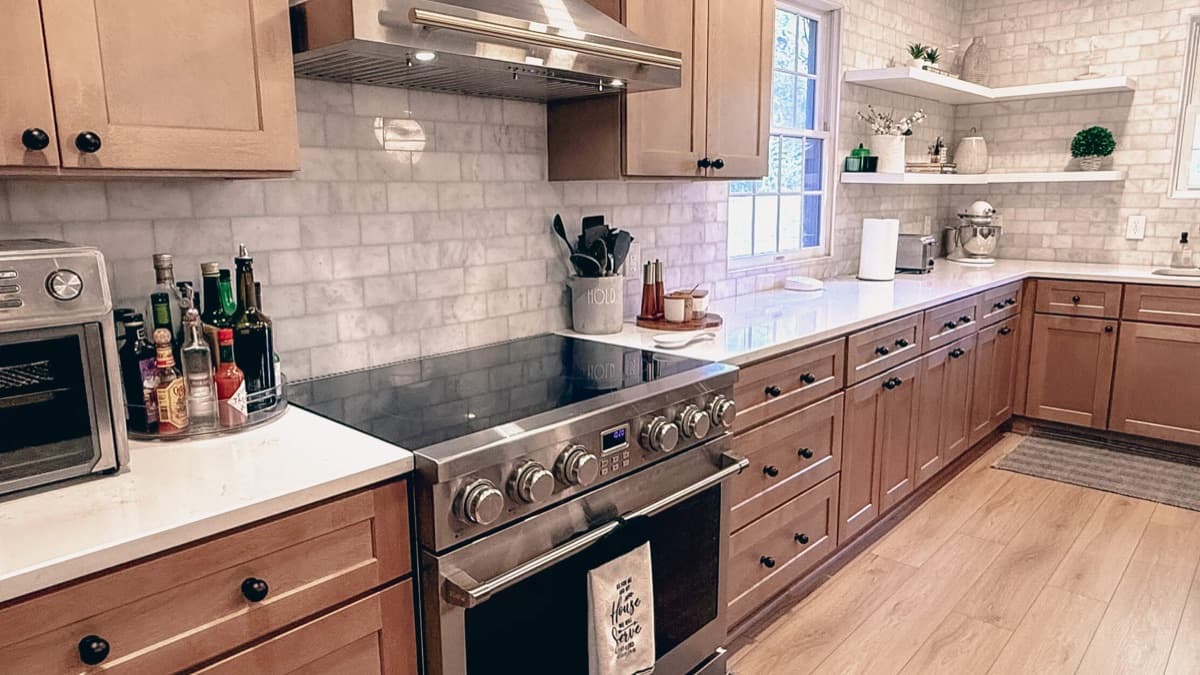 Residential kitchen countertop project
